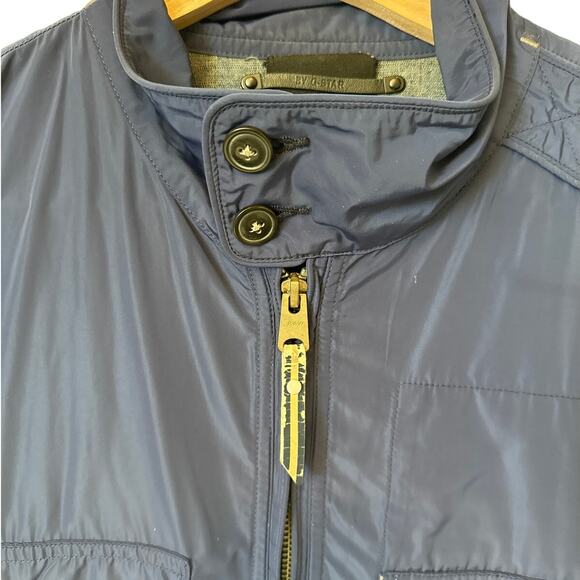 G-Star Raw Correctline Rank Jacket Lightweight Military Style Streetwear Blue  L - Picture 4 of 16